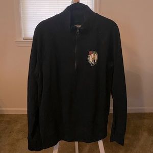 Boston Celtic Quarter Zip Sweatshirt